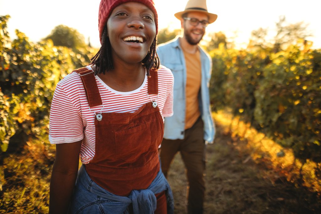 agriculteurs couple mixte